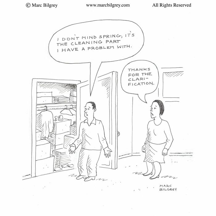 In Just One Panel, Marc Bilgrey Delivers 37 New Cartoons Packed With Sharp Wit And Humor