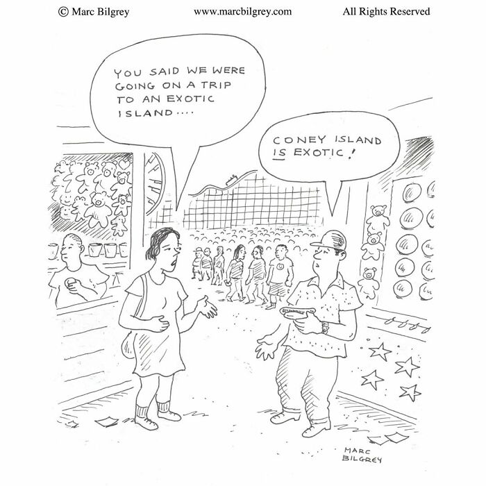 In Just One Panel, Marc Bilgrey Delivers 37 New Cartoons Packed With Sharp Wit And Humor