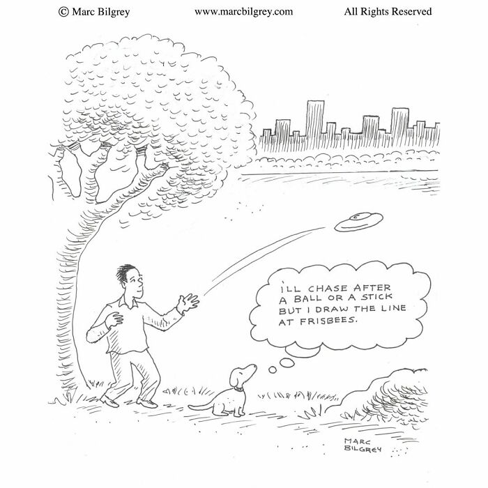 In Just One Panel, Marc Bilgrey Delivers 37 New Cartoons Packed With Sharp Wit And Humor