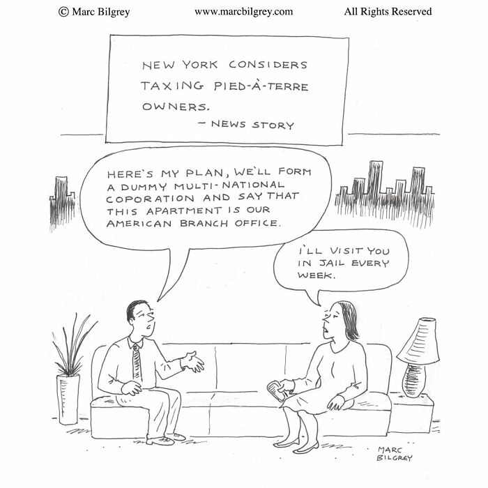 In Just One Panel, Marc Bilgrey Delivers 37 New Cartoons Packed With Sharp Wit And Humor