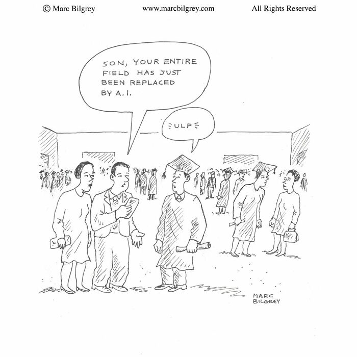 In Just One Panel, Marc Bilgrey Delivers 37 New Cartoons Packed With Sharp Wit And Humor
