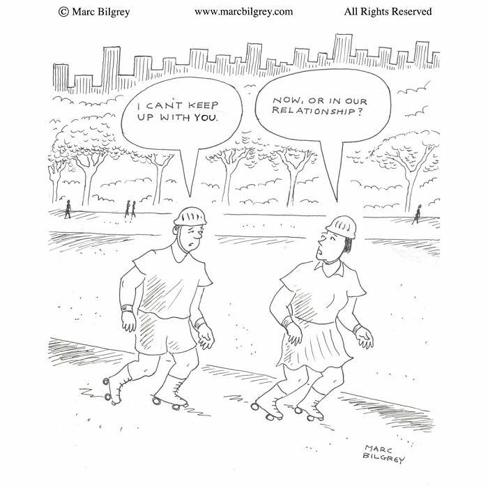 In Just One Panel, Marc Bilgrey Delivers 37 New Cartoons Packed With Sharp Wit And Humor