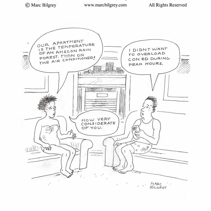 In Just One Panel, Marc Bilgrey Delivers 37 New Cartoons Packed With Sharp Wit And Humor