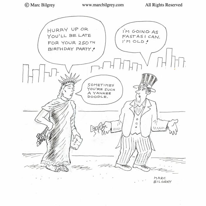 In Just One Panel, Marc Bilgrey Delivers 37 New Cartoons Packed With Sharp Wit And Humor