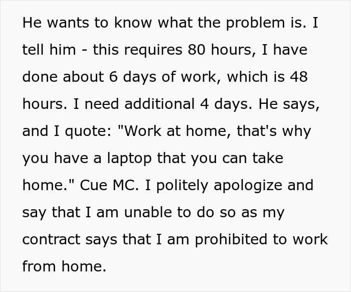 Person Realizes Company’s Strict Work-From-Office Rules Might Actually Come In Handy