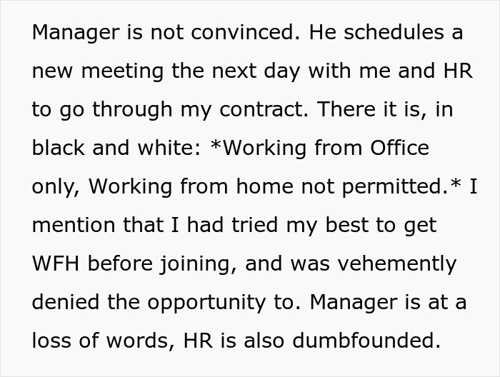 Person Realizes Company’s Strict Work-From-Office Rules Might Actually Come In Handy