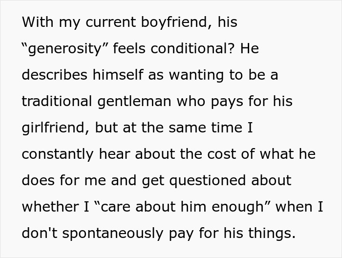 Guy Reminds Woman Of All The Things He Buys, Uses Them Against Her, Then Says She’s Hurting Him
