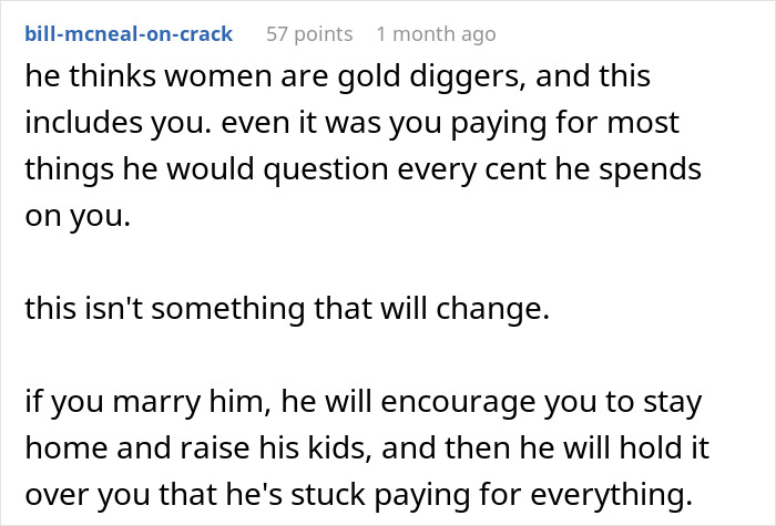Guy Reminds Woman Of All The Things He Buys, Uses Them Against Her, Then Says She’s Hurting Him