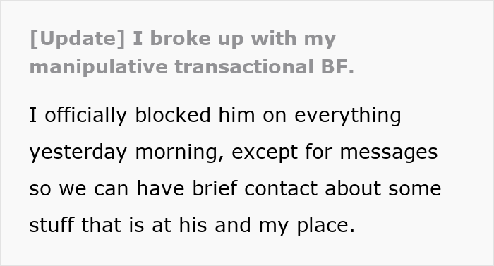 Guy Reminds Woman Of All The Things He Buys, Uses Them Against Her, Then Says She’s Hurting Him