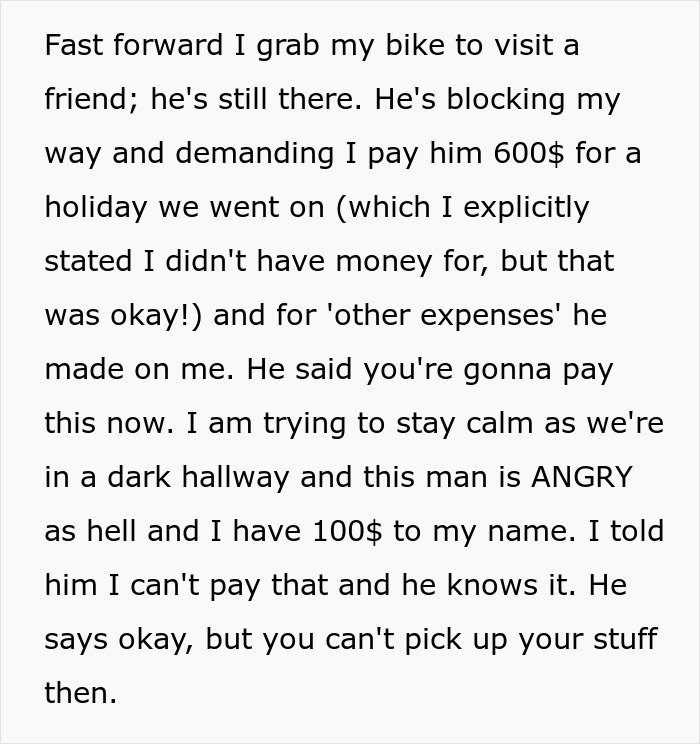 Guy Reminds Woman Of All The Things He Buys, Uses Them Against Her, Then Says She’s Hurting Him