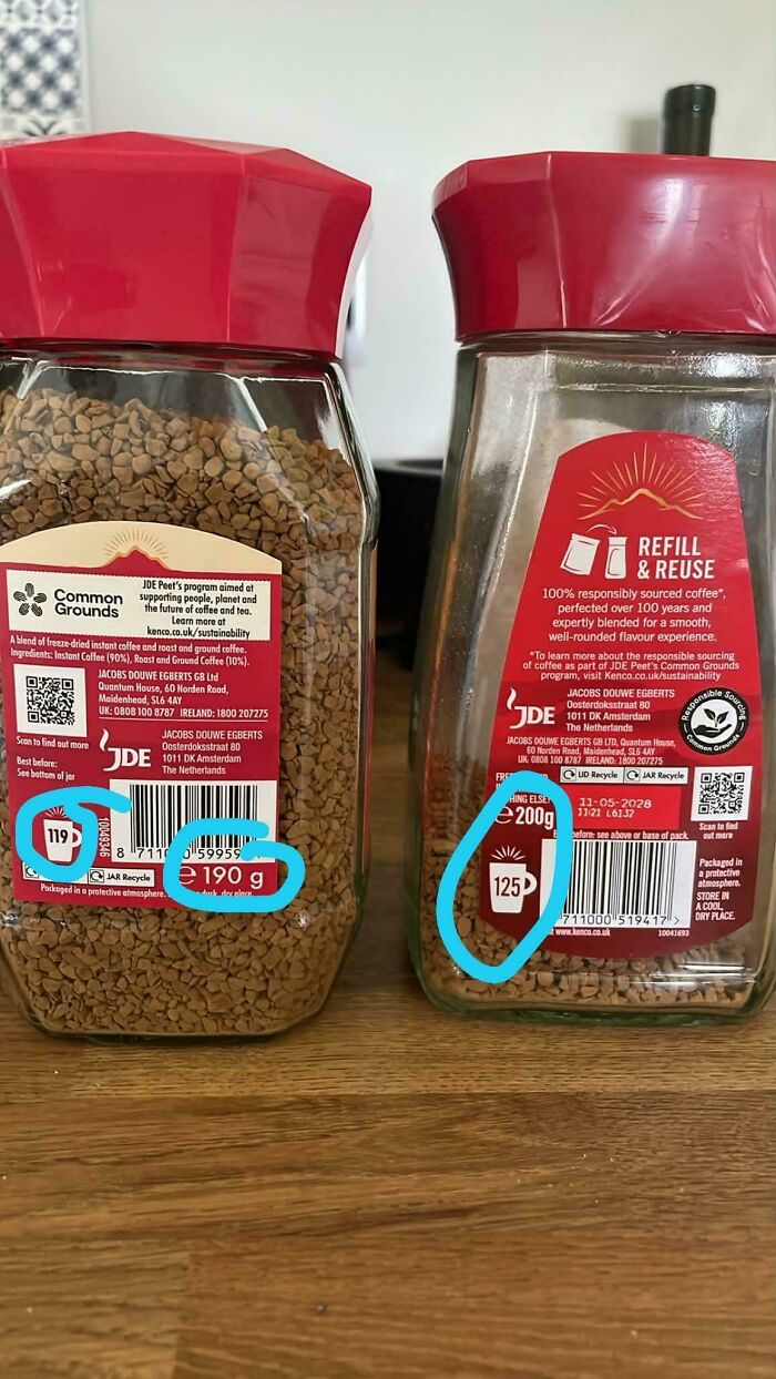 90 Infuriating Times Shrinkflation Was So Blatant, It Felt Like A Scam (New Pics) 90 Infuriating Times Shrinkflation Was So Blatant, It Felt Like A Scam (New Pics)