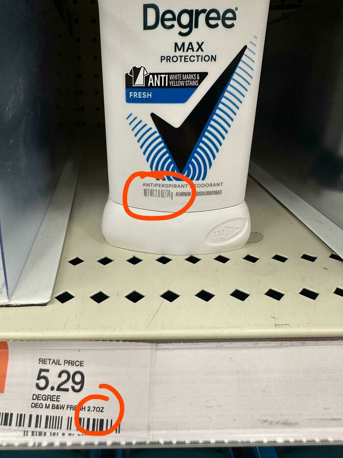 90 Infuriating Times Shrinkflation Was So Blatant, It Felt Like A Scam (New Pics) 90 Infuriating Times Shrinkflation Was So Blatant, It Felt Like A Scam (New Pics)
