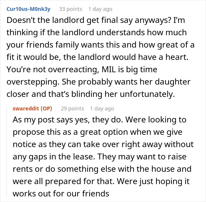Couple Buys New House And Plans To Hand Over Lease To Friends, MIL Steps In And Ruins Everything Couple Buys New House And Plans To Hand Over Lease To Friends, MIL Steps In And Ruins Everything