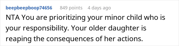 Woman Lashes Out At Parents Who Can Only Help One Of Their Daughters And They Don&rsquo;t Choose Her
