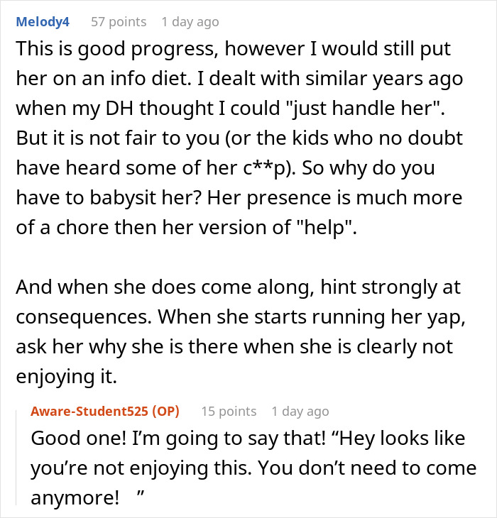 Husband Finally Snaps After Years Of MIL Acting Like The Family Manager And Disrespecting Wife Husband Finally Snaps After Years Of MIL Acting Like The Family Manager And Disrespecting Wife