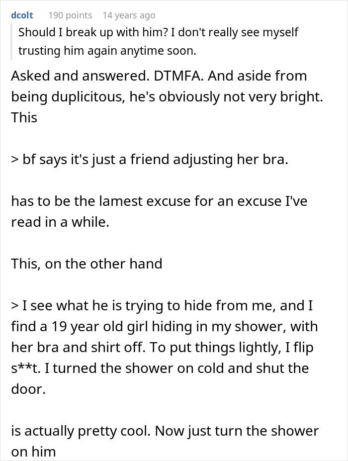 Woman Spots Unfamiliar Shoes By Her Bed, Then Her Panicking BF Tries To Keep Her Out Of The Bathroom