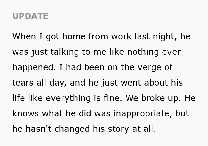 Woman Spots Unfamiliar Shoes By Her Bed, Then Her Panicking BF Tries To Keep Her Out Of The Bathroom