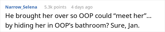 Woman Spots Unfamiliar Shoes By Her Bed, Then Her Panicking BF Tries To Keep Her Out Of The Bathroom