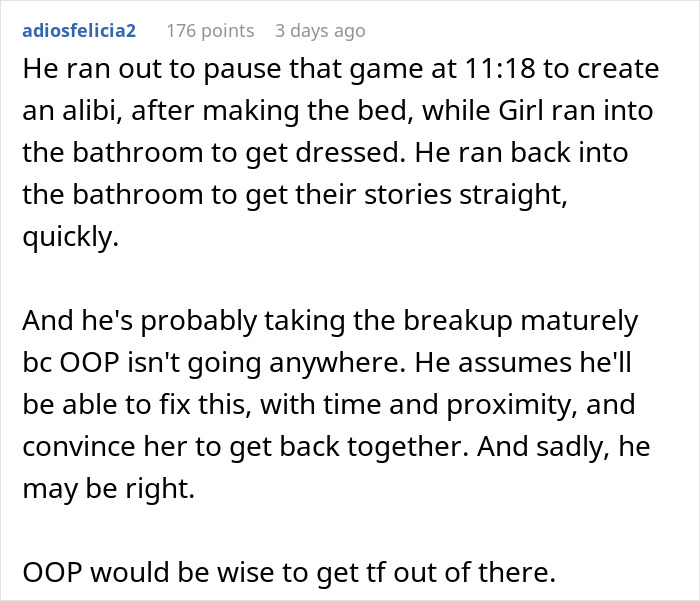 Woman Spots Unfamiliar Shoes By Her Bed, Then Her Panicking BF Tries To Keep Her Out Of The Bathroom