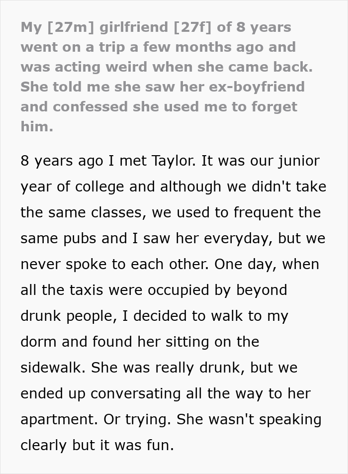 Guy Finds Out His Girlfriend Of 8 Years Went To Sweden For A Different Reason Than She Claimed