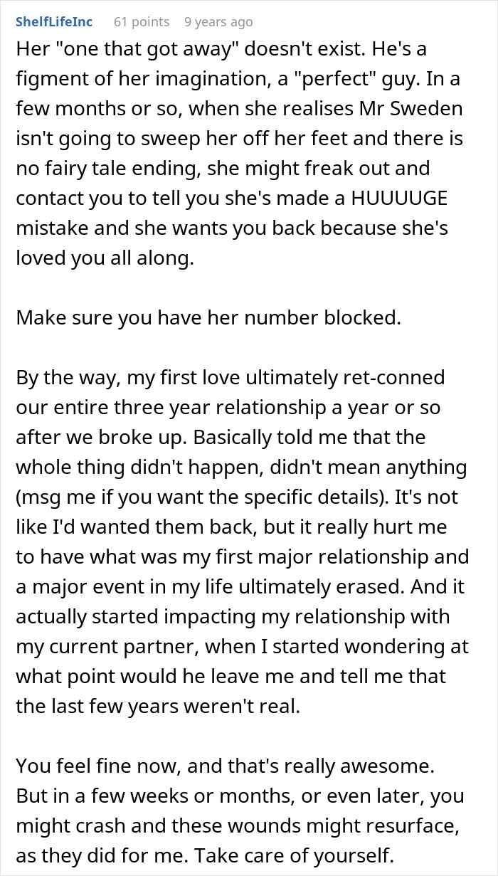 Guy Finds Out His Girlfriend Of 8 Years Went To Sweden For A Different Reason Than She Claimed