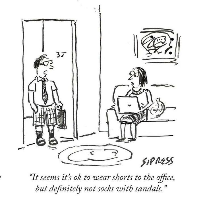 26 New Brilliant Cartoons By A New Yorker Veteran That Expose The Absurdity Of Everyday Life