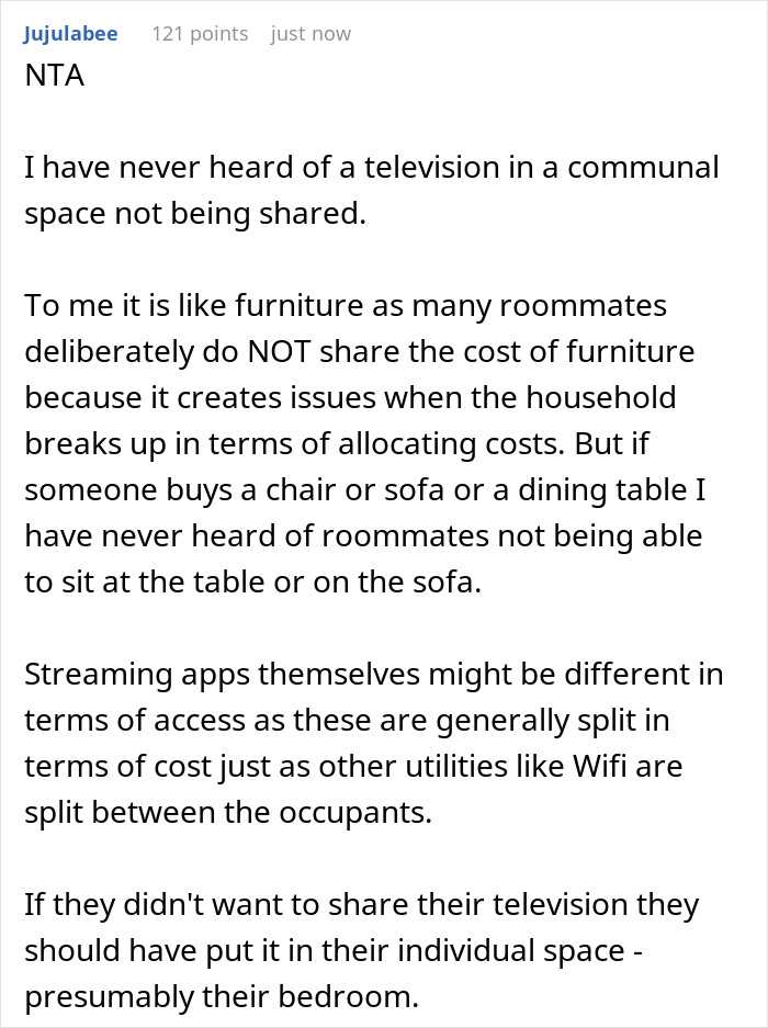Woman Banned By Roommies From Watching TV, They Fume As She Takes Away Her Air Fryer And Microwave