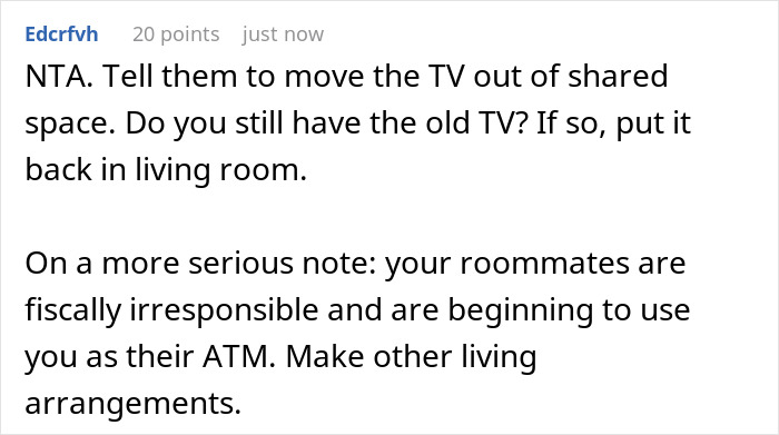 Woman Banned By Roommies From Watching TV, They Fume As She Takes Away Her Air Fryer And Microwave