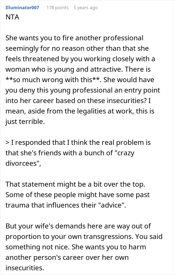Friends Tell Woman To Ask Hubby To Fire 22YO Assistant To &ldquo;Test His Integrity,&rdquo; He Says It&rsquo;s Illegal