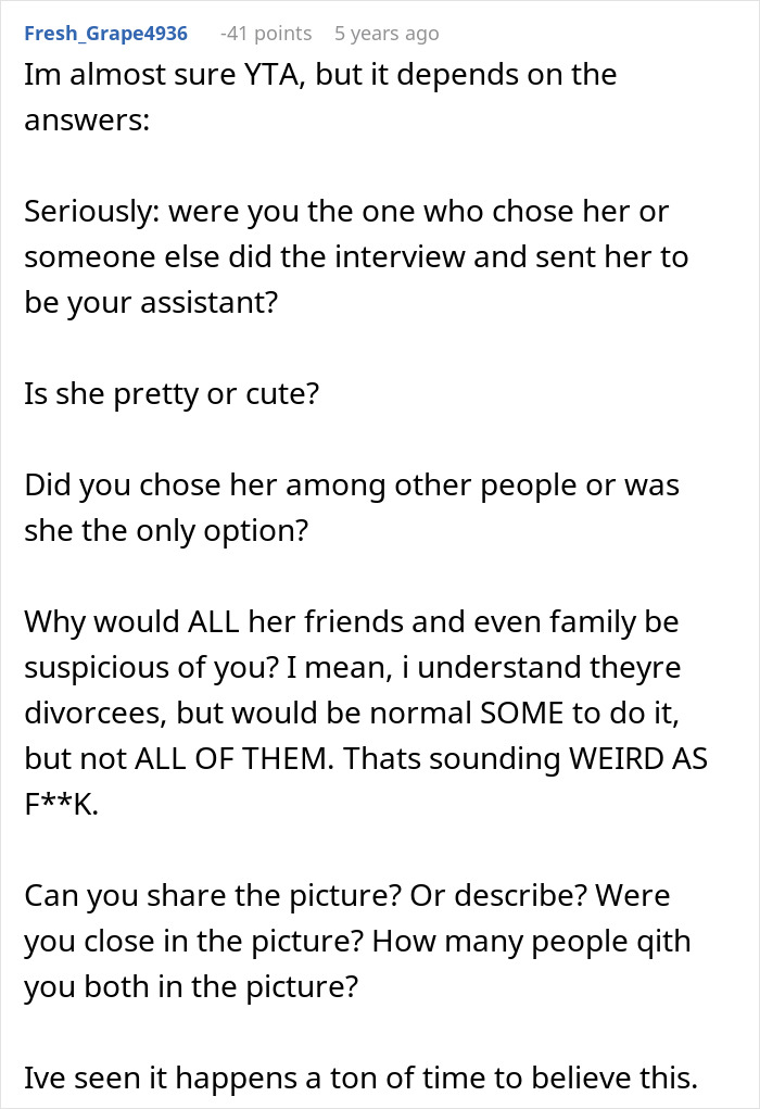 Friends Tell Woman To Ask Hubby To Fire 22YO Assistant To &ldquo;Test His Integrity,&rdquo; He Says It&rsquo;s Illegal