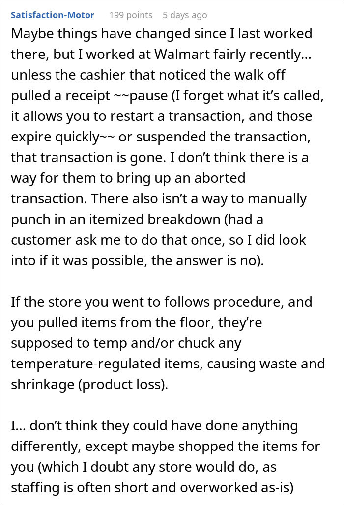 Woman Accidentally Forgets To Pay At Checkout, Walmart Demands She Haul Back 215 Lbs Of Groceries