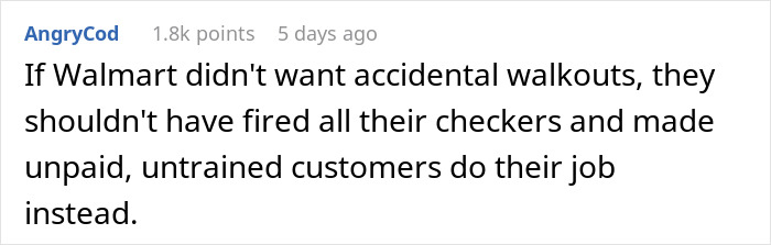 Woman Accidentally Forgets To Pay At Checkout, Walmart Demands She Haul Back 215 Lbs Of Groceries