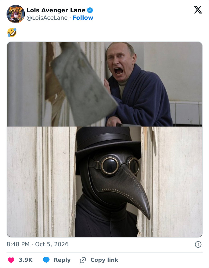 As Russian Plague Headlines Spread, Social Media Users Waste No Time Turning Them Into Dark Humor-Fueled Memes As Russian Plague Headlines Spread, Social Media Users Waste No Time Turning Them Into Dark Humor-Fueled Memes