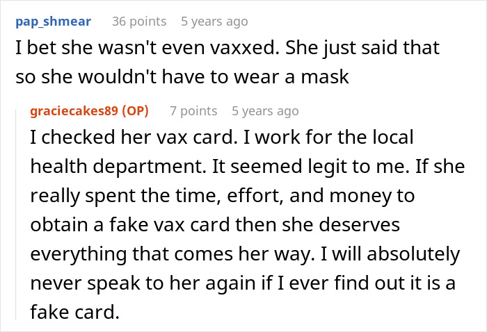 MIL Lies About Being Vaccinated For A “Big Announcement” At The Wedding MIL Lies About Being Vaccinated For A “Big Announcement” At The Wedding