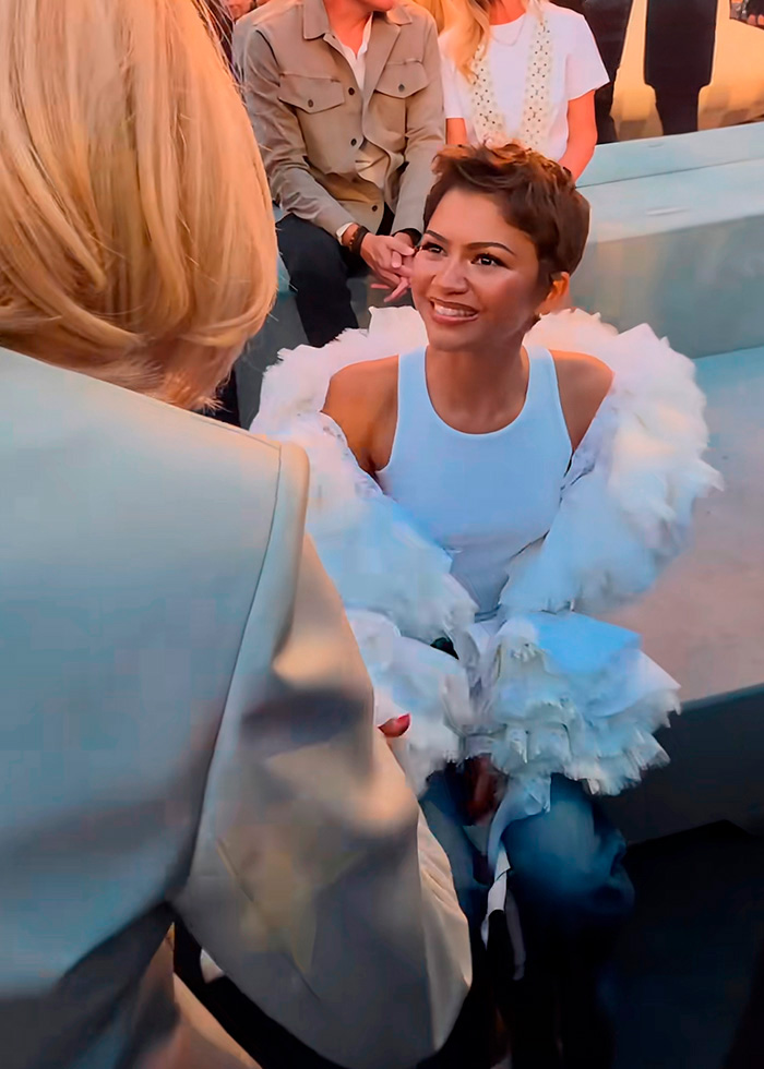 Zendaya Under Fire For “Rude” Gesture Towards France’s First Lady During Paris Fashion Week