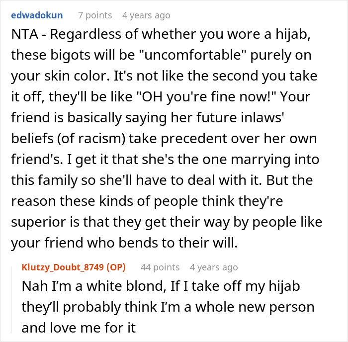 Bride Makes An Unthinkable Request Of Her Muslim Friend To Keep Her Future Family Happy Bride Makes An Unthinkable Request Of Her Muslim Friend To Keep Her Future Family Happy