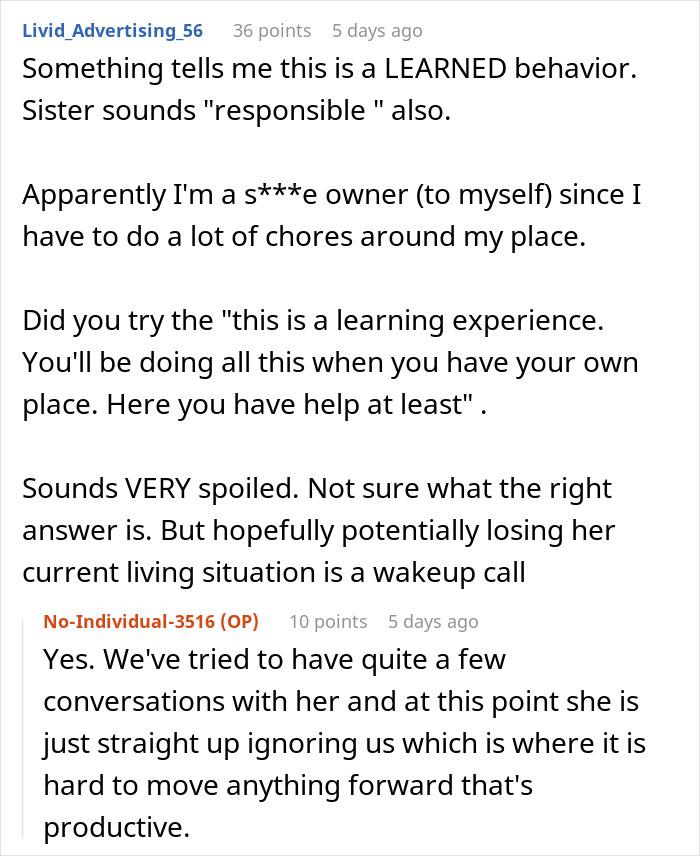 Aunt Puts A Chore Chart On The Fridge For Her 18-Year-Old Niece, And The Reaction Is Wildly Over The Top Aunt Puts A Chore Chart On The Fridge For Her 18-Year-Old Niece, And The Reaction Is Wildly Over The Top