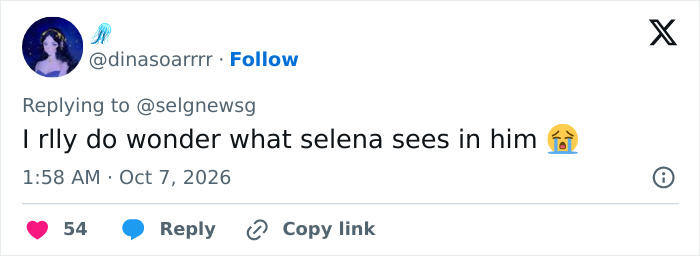 Selena Gomez Fans Beg Her To Dump Benny Blanco After Latest Comment About Their Relationship