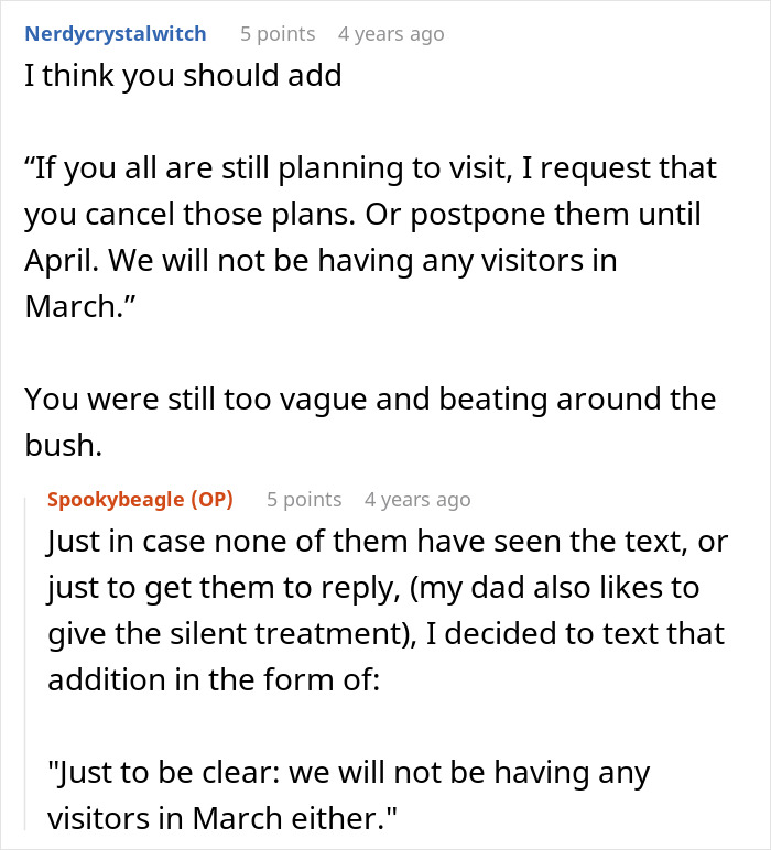 Woman Sets A Clear Boundary Before Giving Birth, Her Dad Takes It As Her Cutting Him Out Of Her Life