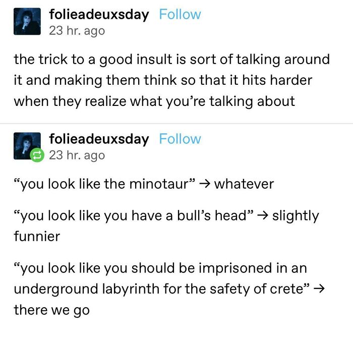 84 Funny And Oddly Accurate Insults That Show Just How Imaginative People Can Get When They’re Annoyed