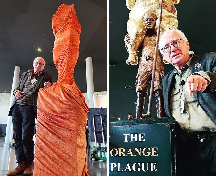 Satirical Golden Statue Of Donald Trump Goes On Display, And The Comments Are Brutal