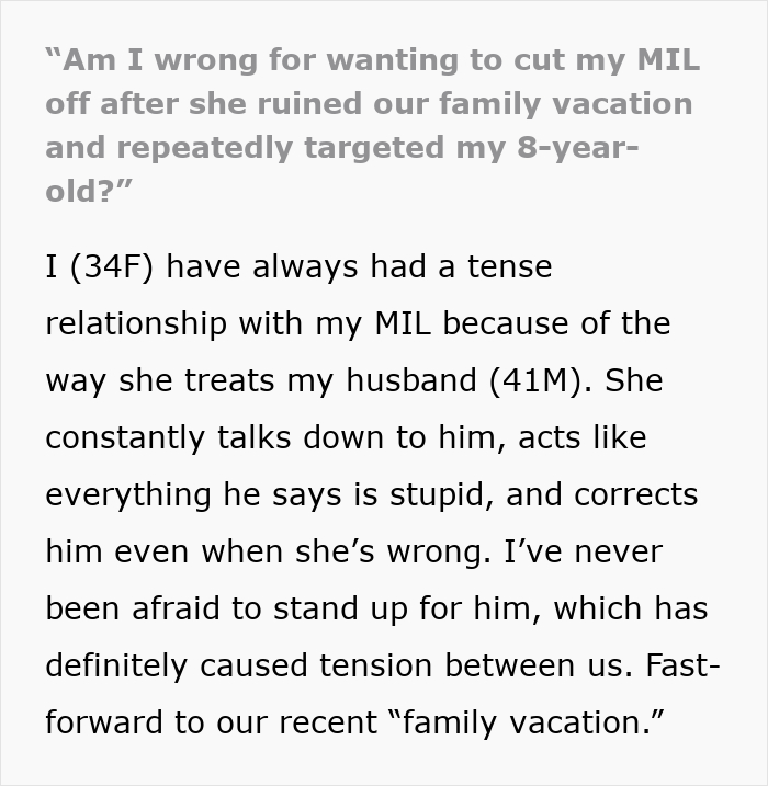MIL Makes Everything About Herself, Plays Victim After Son Finally Tells Her How Horrible She Is
