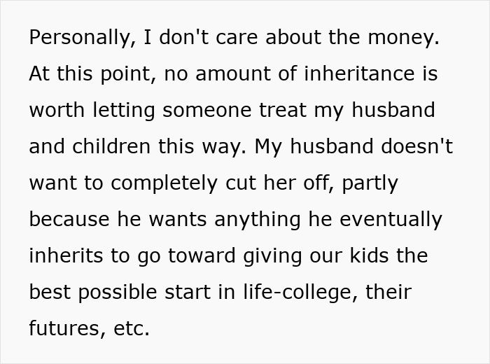 MIL Makes Everything About Herself, Plays Victim After Son Finally Tells Her How Horrible She Is