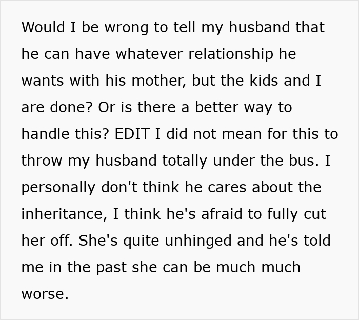 MIL Makes Everything About Herself, Plays Victim After Son Finally Tells Her How Horrible She Is