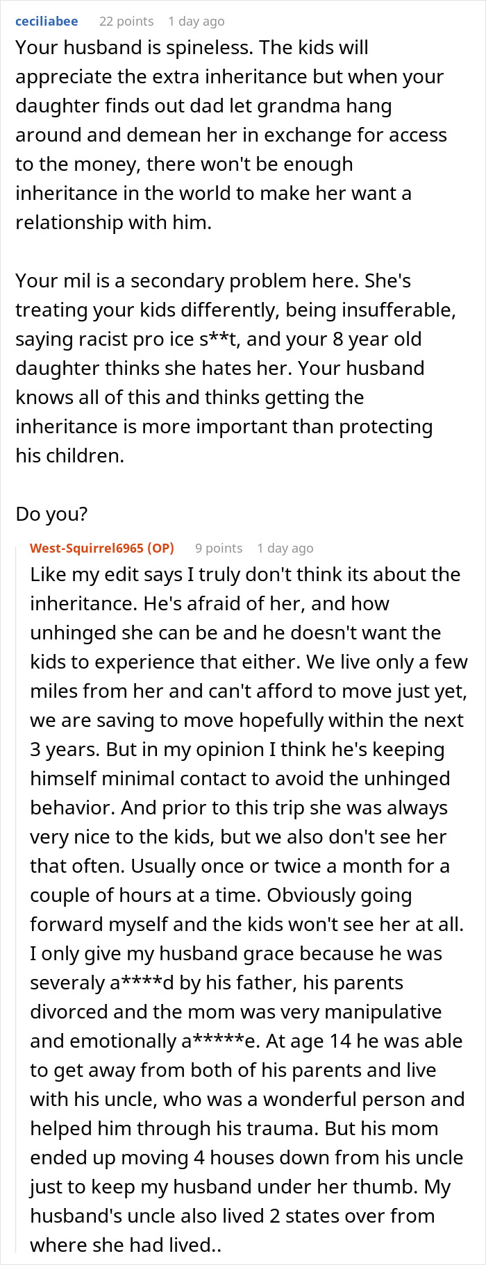 MIL Makes Everything About Herself, Plays Victim After Son Finally Tells Her How Horrible She Is