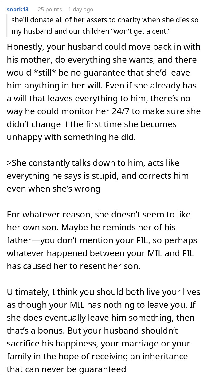 MIL Makes Everything About Herself, Plays Victim After Son Finally Tells Her How Horrible She Is