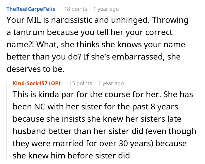 MIL Insists She Knows DIL&rsquo;s Name Despite Getting It Wrong For 10 Years, Family Is Baffled