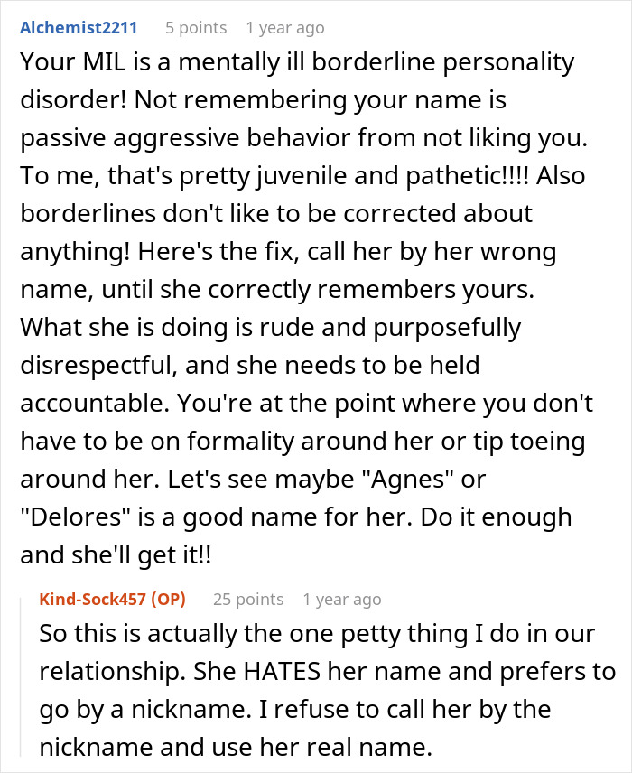 MIL Insists She Knows DIL&rsquo;s Name Despite Getting It Wrong For 10 Years, Family Is Baffled