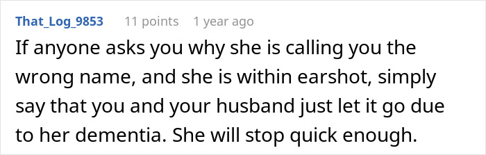 MIL Insists She Knows DIL&rsquo;s Name Despite Getting It Wrong For 10 Years, Family Is Baffled