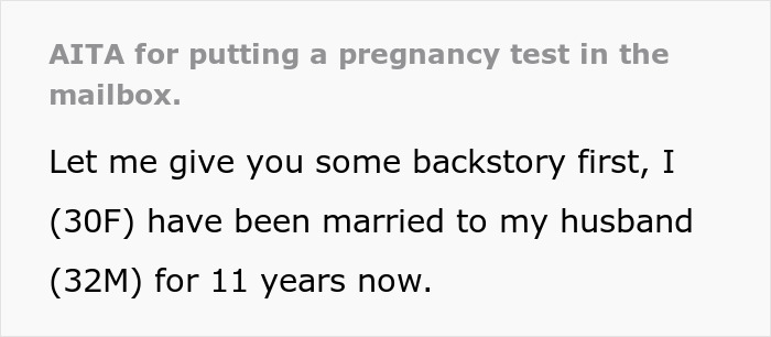 Wife Puts Positive Pregnancy Test In Mailbox As A Surprise For Husband After She Found Out His Secrets